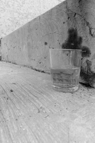 Glass of water