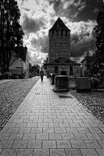 Tower in the street