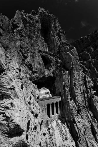 Rail bridge and El Capitan