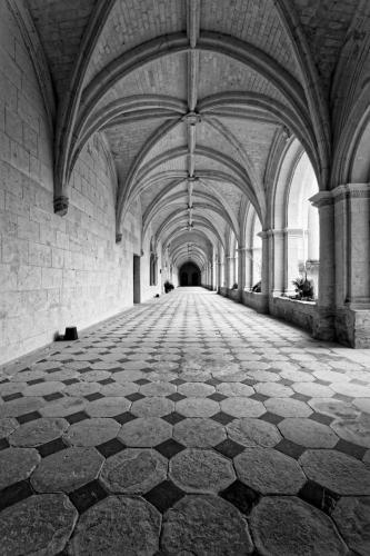 Corridor with arches