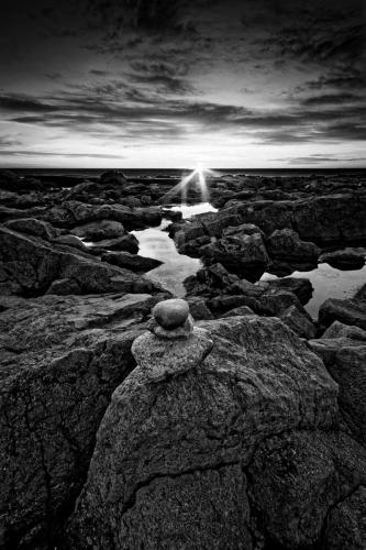 Sunrise on the rocks