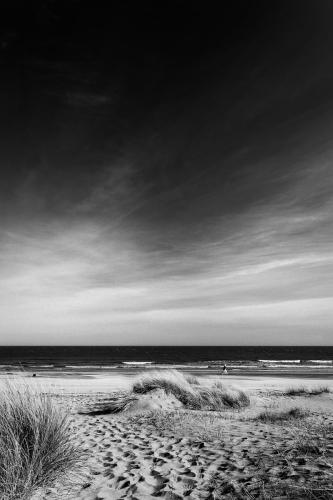 People walking on the beach