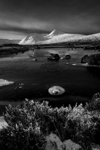 Rock breaking the ice